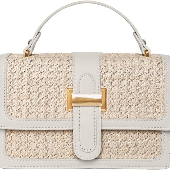 s for Women Summer Straw Clutch Bag Woven Beach Purse Vacation Handbags
